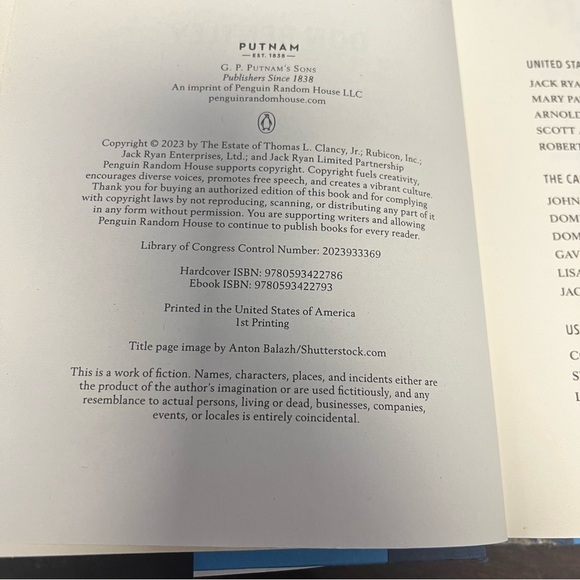 Red Rabbit by Tom Clancy - Flash Point Book - Picture 10 of 11